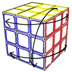 Esboço de um comutador num 3x3x3